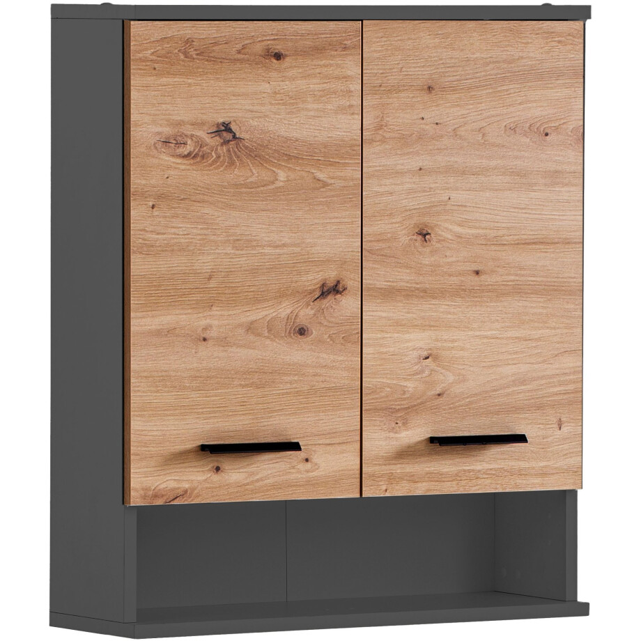 welltime Hangkast Palermo, breedte 59 cm 2 deuren, metalen beslag afbeelding 1