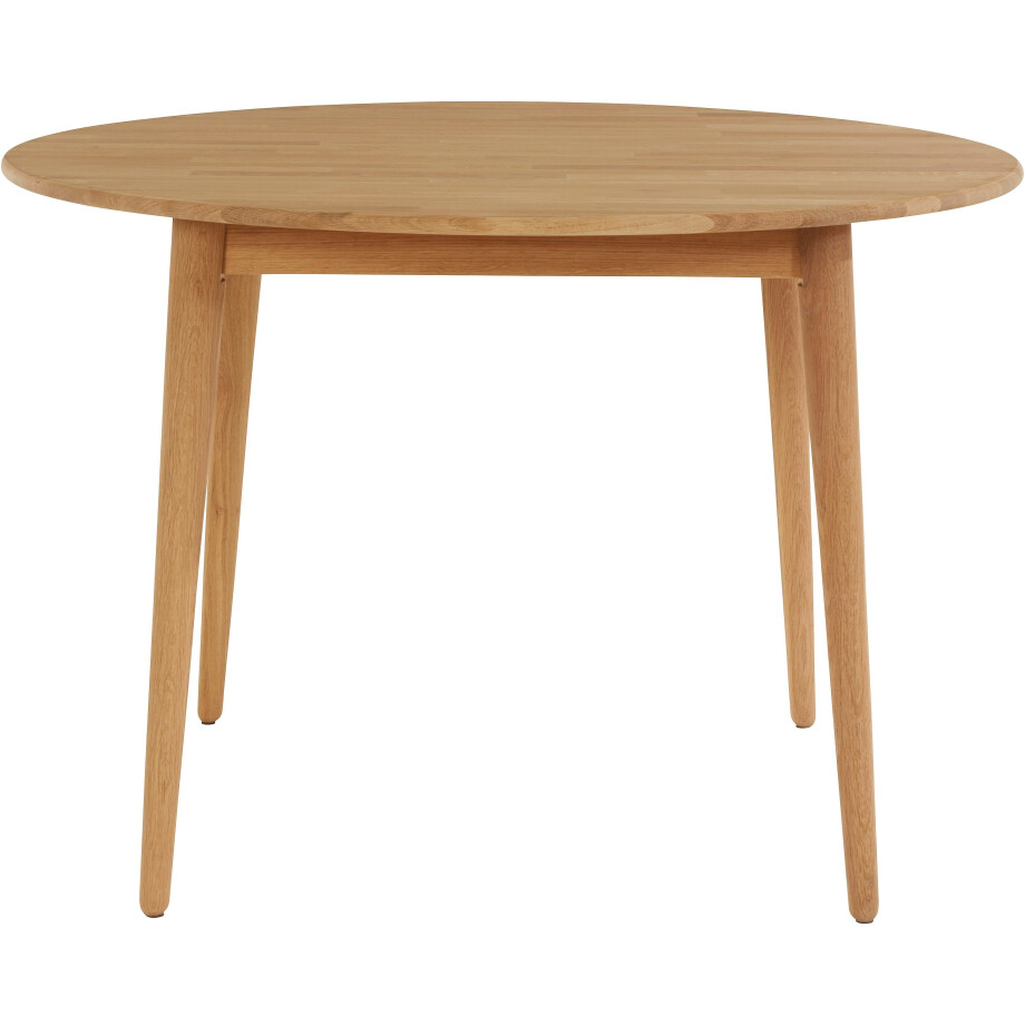 andas Eettafel Toarp Massief eikenhout eettafel in Scandi look, FSC-gecertificeerd afbeelding 1