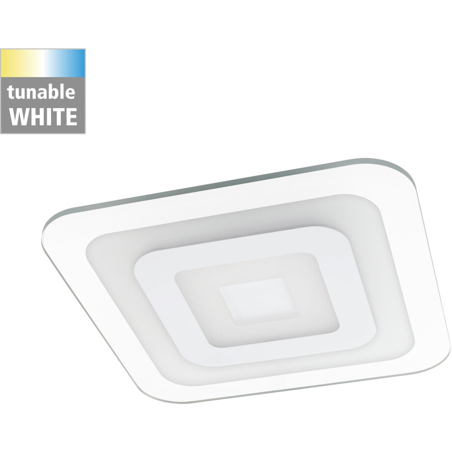 EGLO Led-plafondlamp REDUCTA 1 Plafondlamp wit, lichtkleur instelbaar (CCT), lamp voor de woonkamer, 48 cm afbeelding 1