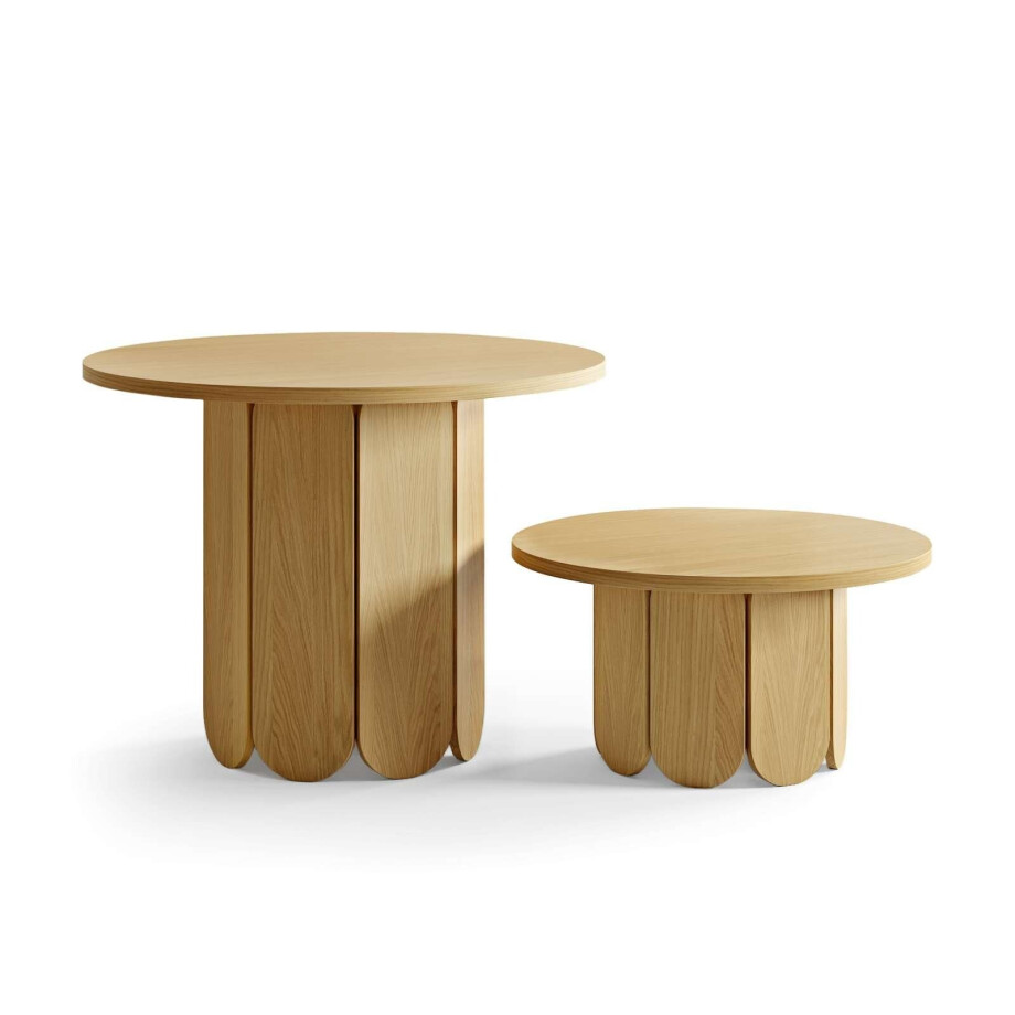 Woodman Eettafel Soft uniek ontwerp, breedte 98 cm afbeelding 1