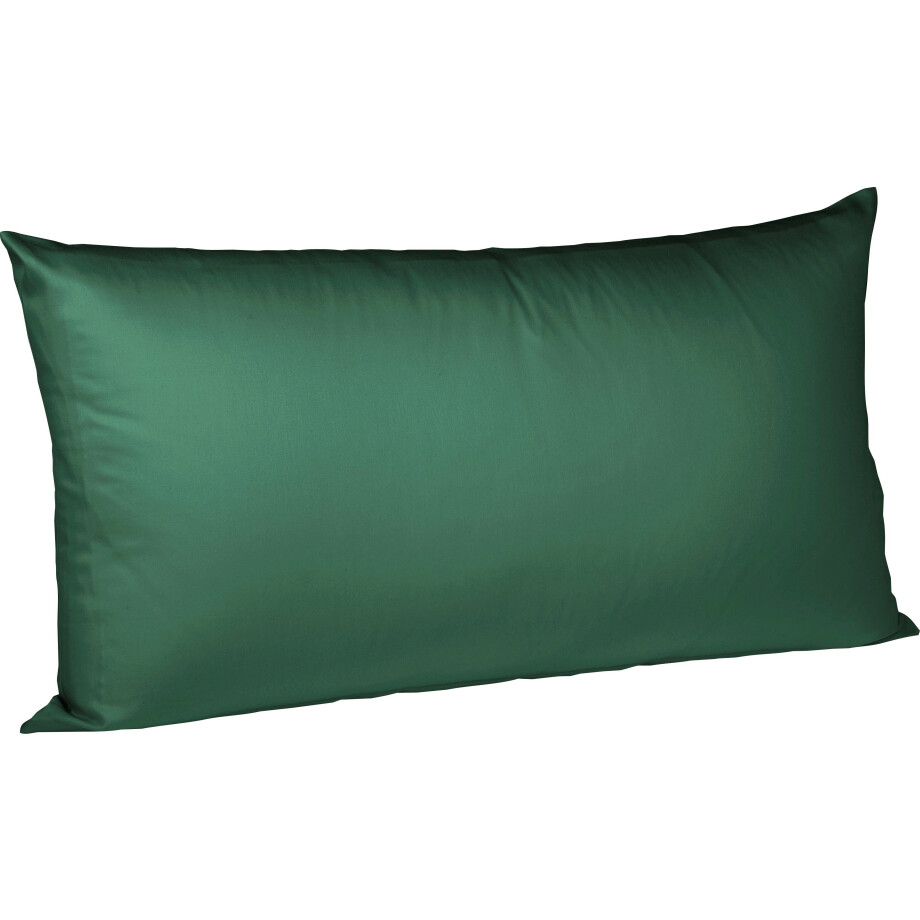 fleuresse Kussenovertrek Colours Mako Satin, 100% katoen, met rits (2 stuks) afbeelding 1