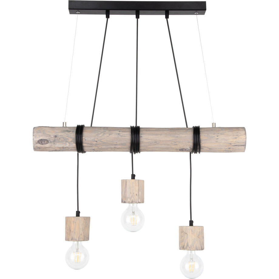 SPOT Light Hanglamp TRABO PINO Hanglamp, houten balk van massief grenenhout Ø 8-12 cm afbeelding 1