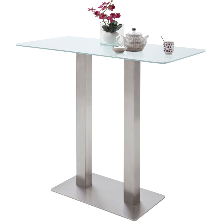 MCA furniture Bartafel Zarina Bartafel met vitrokeramiek tafelblad met edelstaal frame afbeelding 1
