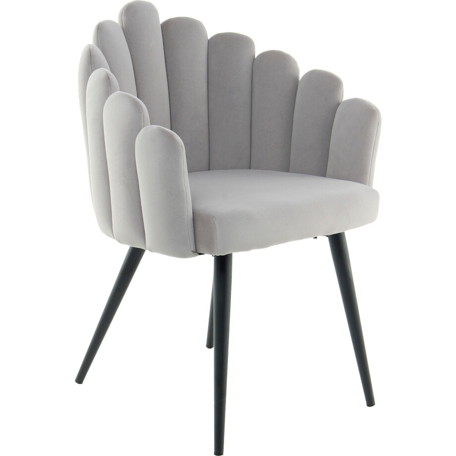 Kayoom Stoel Jeane 625 fluweelzachte bekleding, modern, comfortabel en gezellig, met fluweelzachte bekleding (1 stuk) afbeelding 1