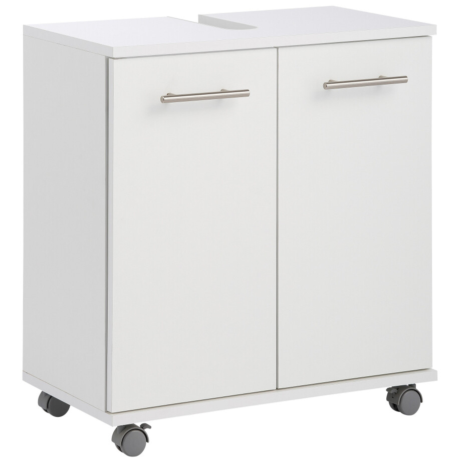 welltime Wastafelonderkast Emmi, breedte 59 cm Siphonaansluiting, metalen beslag afbeelding 1