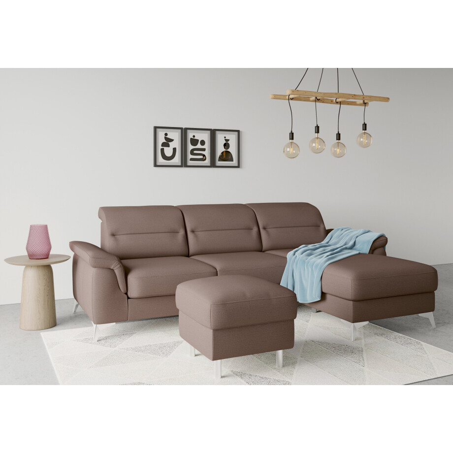 sit&more Hocker met bergruimte Sinatra Zitoppervlak is afneembaar, chroomkleurige, metalen poten afbeelding 