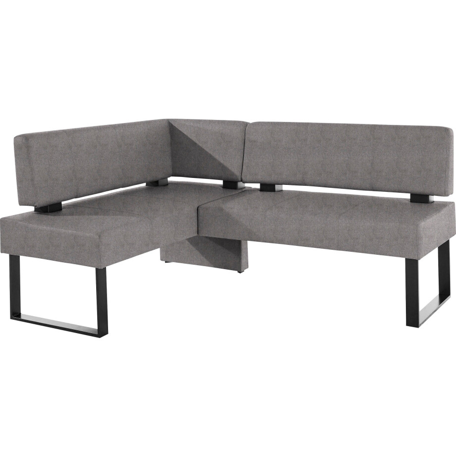 Home affaire Hoekbank Oliver met metalen frame, keukenbank verschillende hoezen cord eetkamerbank ottos choice afbeelding 1