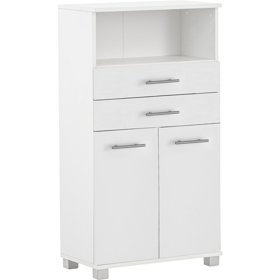 welltime Halfhoge kast Emmi, breedte 59 cm 2 deuren, metalen beslag afbeelding 1