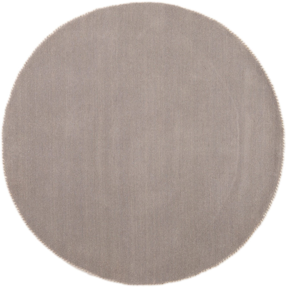 carpetfine Wollen kleed Gabbeh Lola Uni met natuurlijk plantaardig materiaal handgeweven, ook als loper afbeelding 1