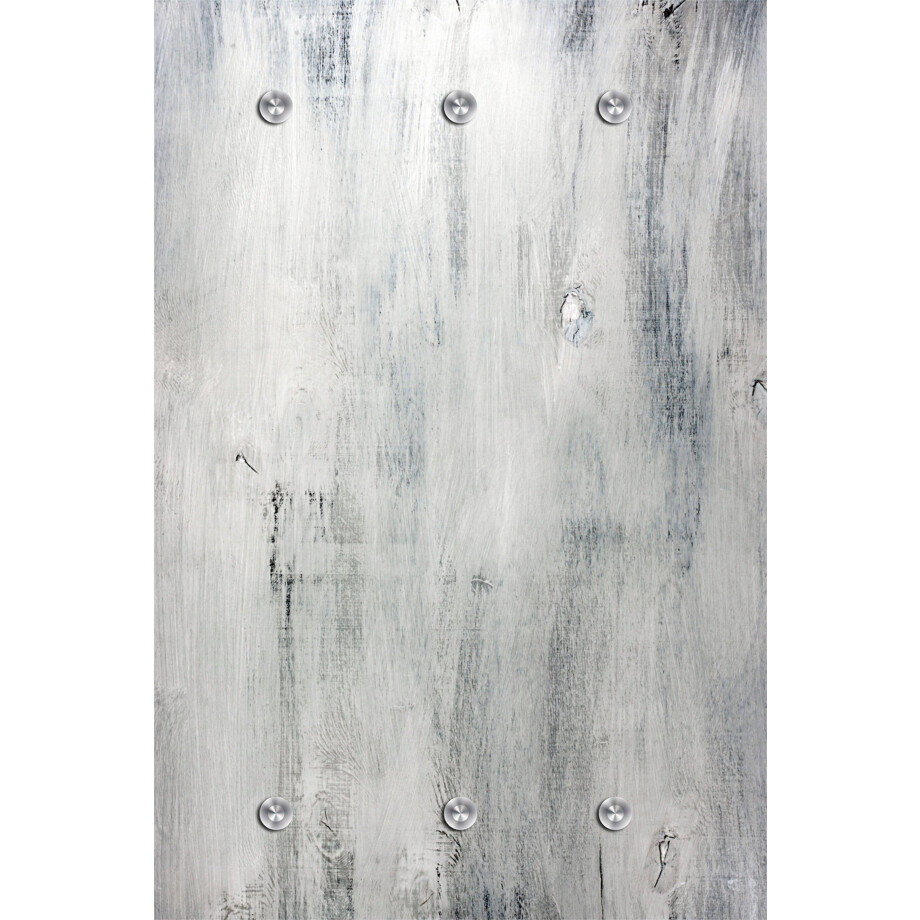 queence Kapstok Hout-look met 6 haken, 80 x 120 cm afbeelding 1