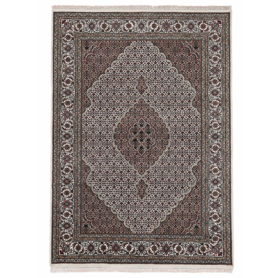 Woven Arts Oosters tapijt Tabriz Mahi met de hand geknoopt, woonkamer, zuivere wol afbeelding 1