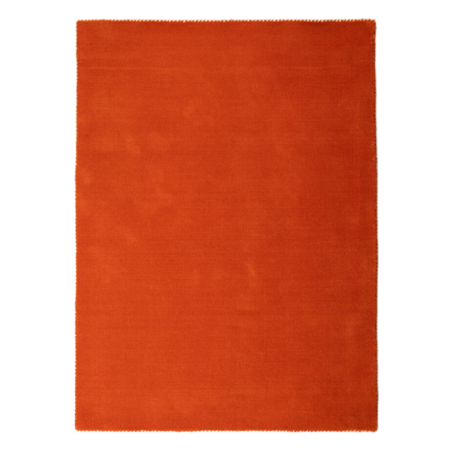 carpetfine Wollen kleed Gabbeh Lola Uni met natuurlijk plantaardig materiaal handgeweven, ook in rond afbeelding 1
