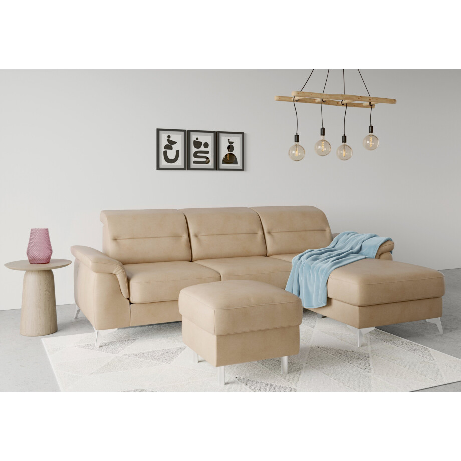 sit&more Hocker met bergruimte Sinatra Zitoppervlak is afneembaar, chroomkleurige, metalen poten afbeelding 