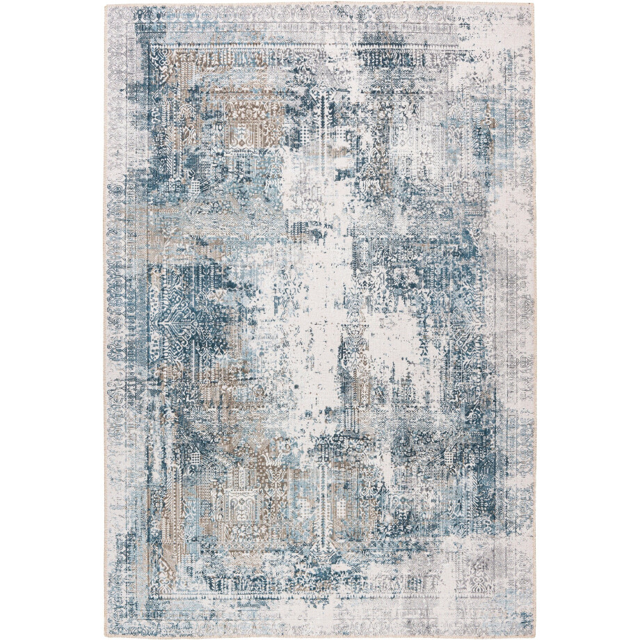 me gusta Vloerkleed Faye 1025 Platte stof, bedrukt motief, woonkamer, eetkamer afbeelding 1
