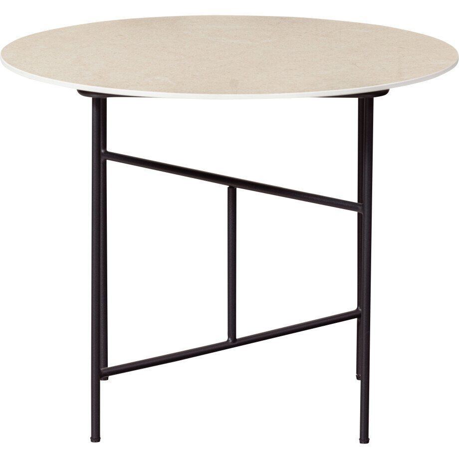 WOOOD Salontafel VIDA met marmeren tafelblad, slank metalen frame afbeelding 1