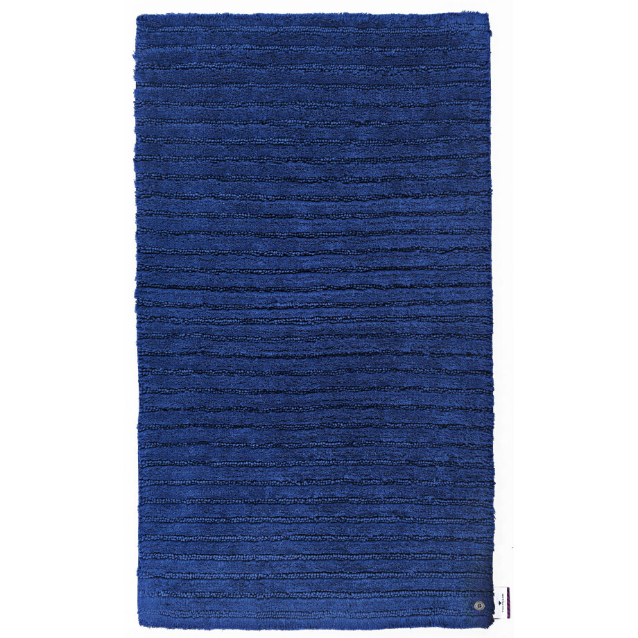 TOM TAILOR HOME Badmat Cotton Stripes Unikleurig, gestreept, puur katoen, reliëfeffect (1 stuk) afbeelding 1