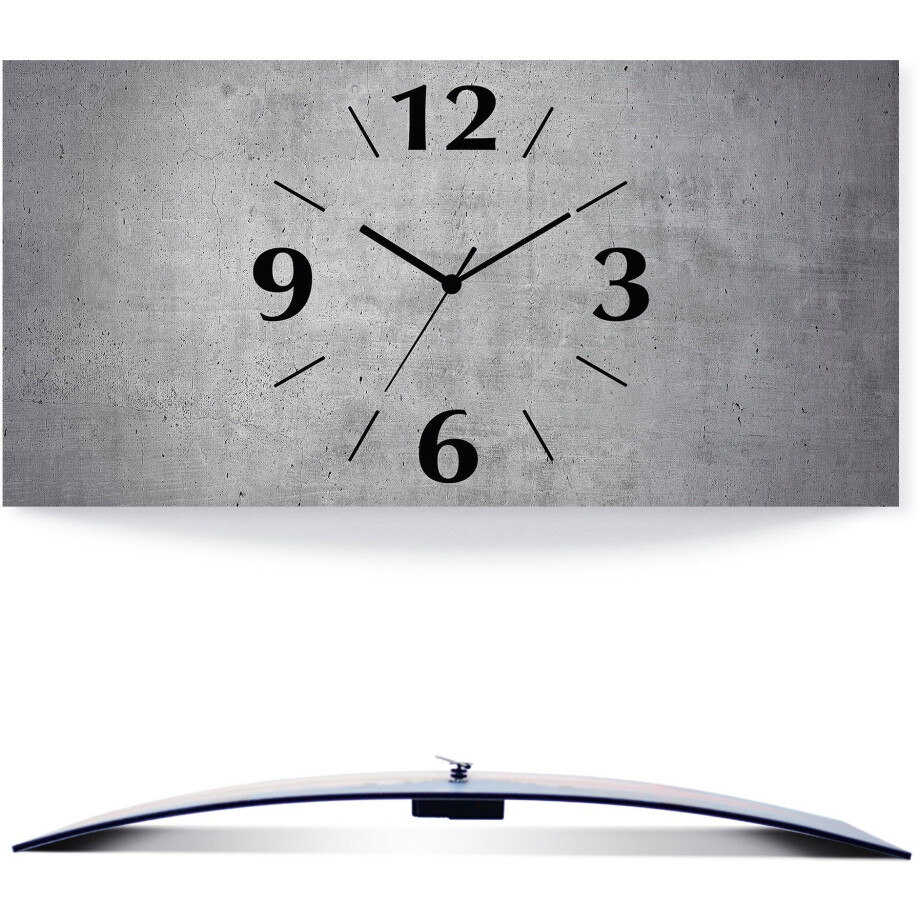 Artland Wandklok Grijs beton analoog, 60 cm afbeelding 1