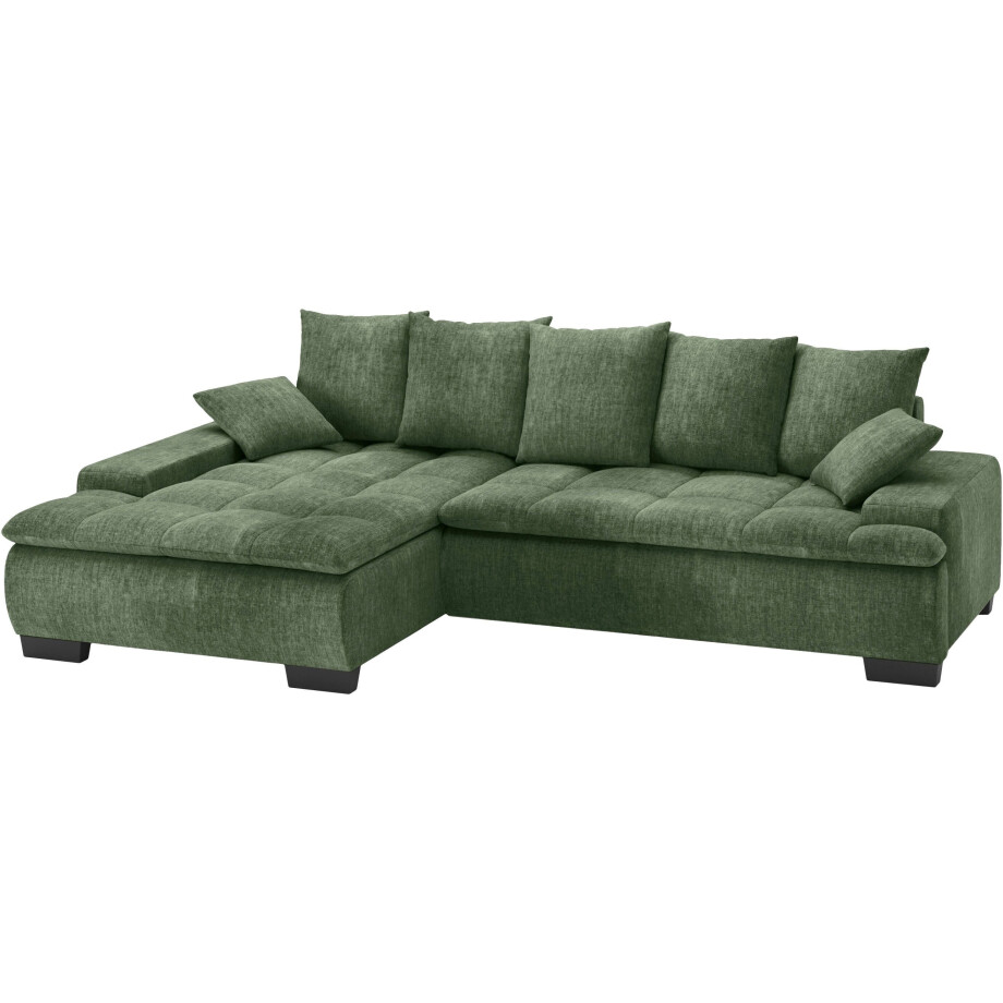 HOME in green Paneelgordijn LEGNO SET DIGITALE PRINT, BAMBOELOOK GERECYCLED (5 stuks) afbeelding 1