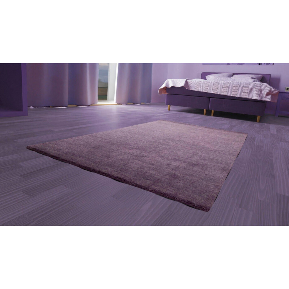 morgenland Wollen kleed Uni - Gabbeh tapijt - Softy Gabbeh look, uni kleuren, 100% wol, zeer zachte pool, woonkamer afbeelding 1