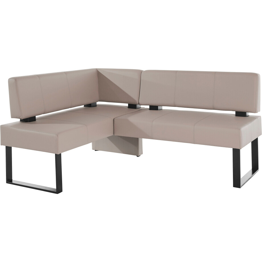 Home affaire Hoekbank Oliver met metalen frame, keukenbank verschillende hoezen cord eetkamerbank ottos choice afbeelding 1