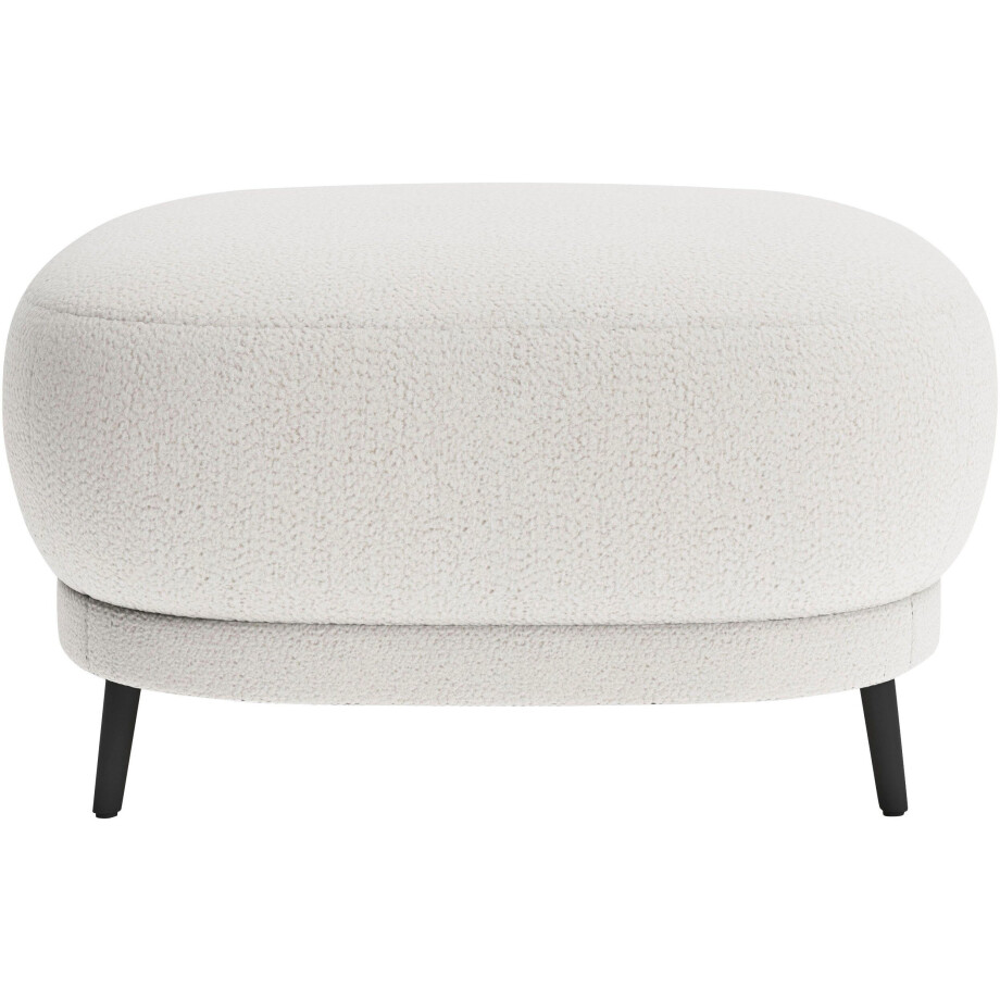 sit&more Hocker Blues met metalen poten, matzwart afbeelding 1