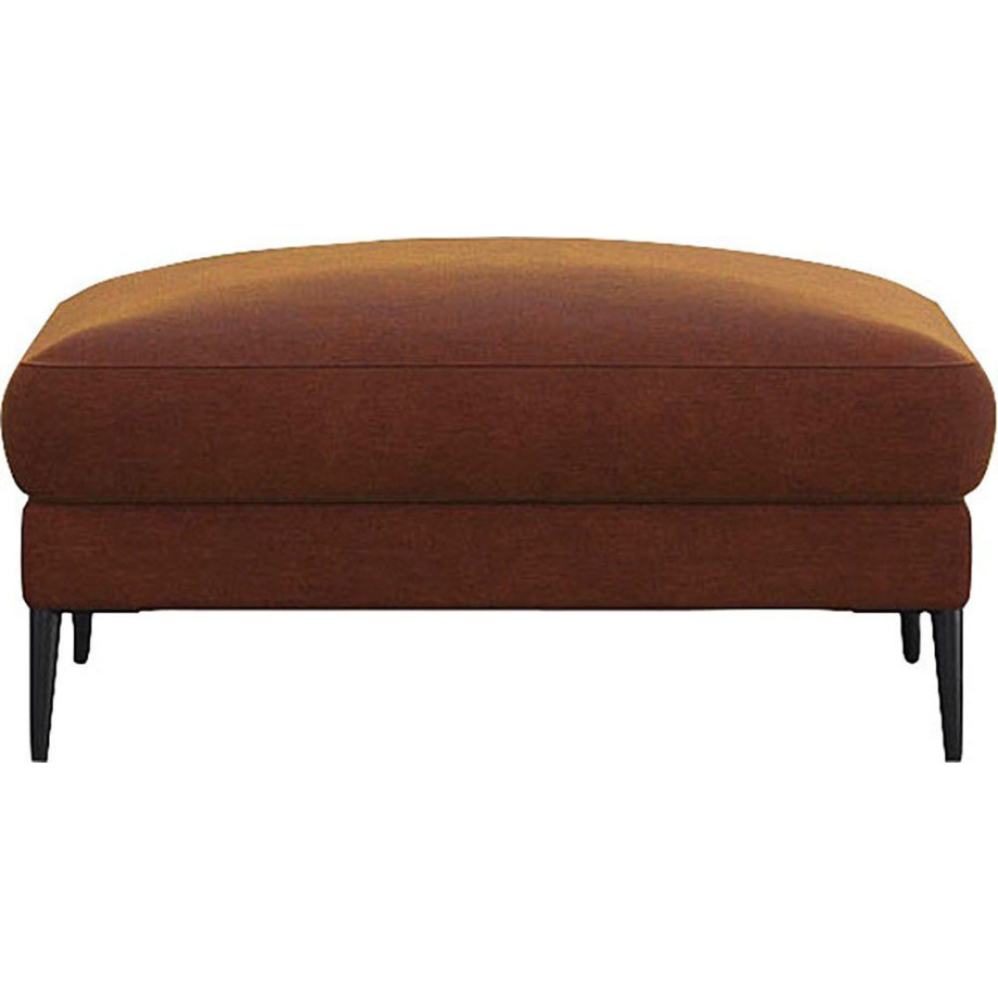 FLEXLUX Poef Belle gestoffeerde hocker, zithocker Scandinavisch design, in een sublieme verwerking afbeelding 1