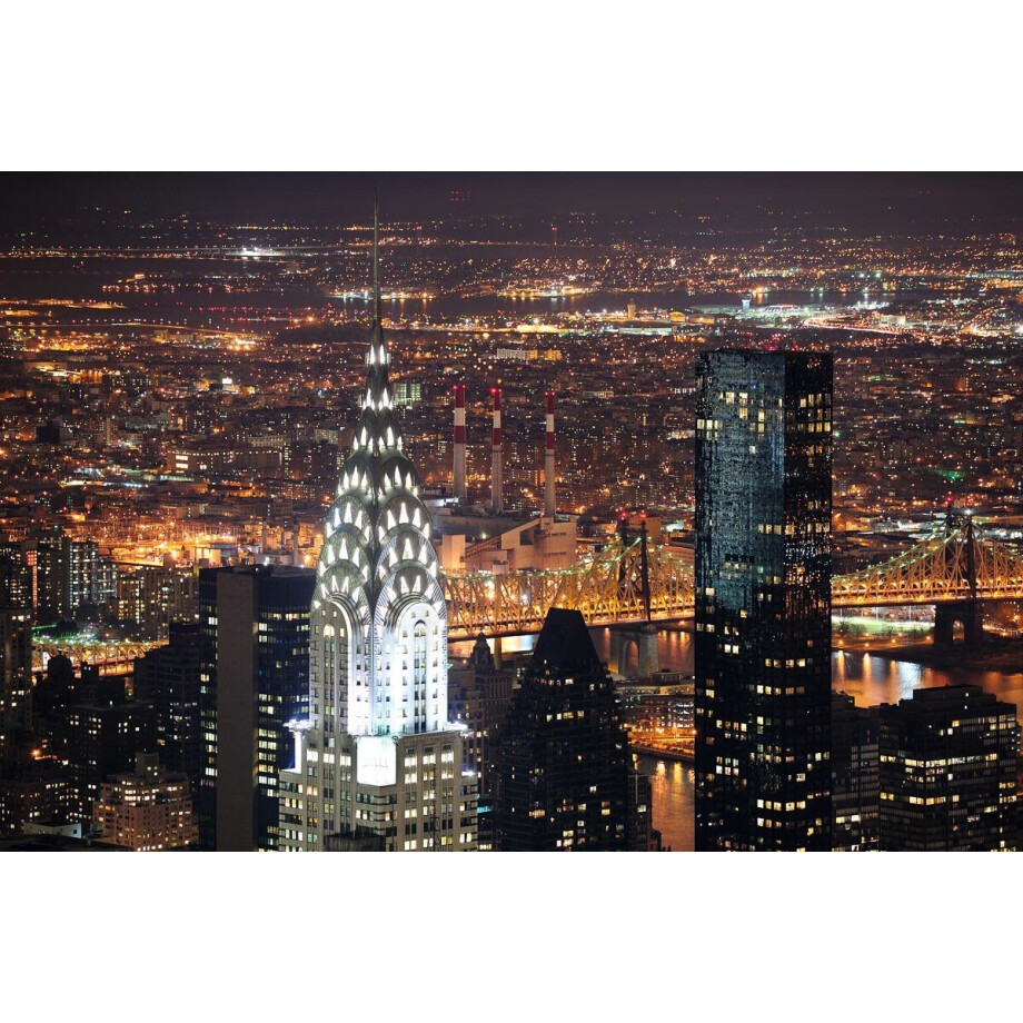Papermoon Fotobehang Chrysler gebouw New York Vliesbehang, eersteklas digitale print afbeelding 1