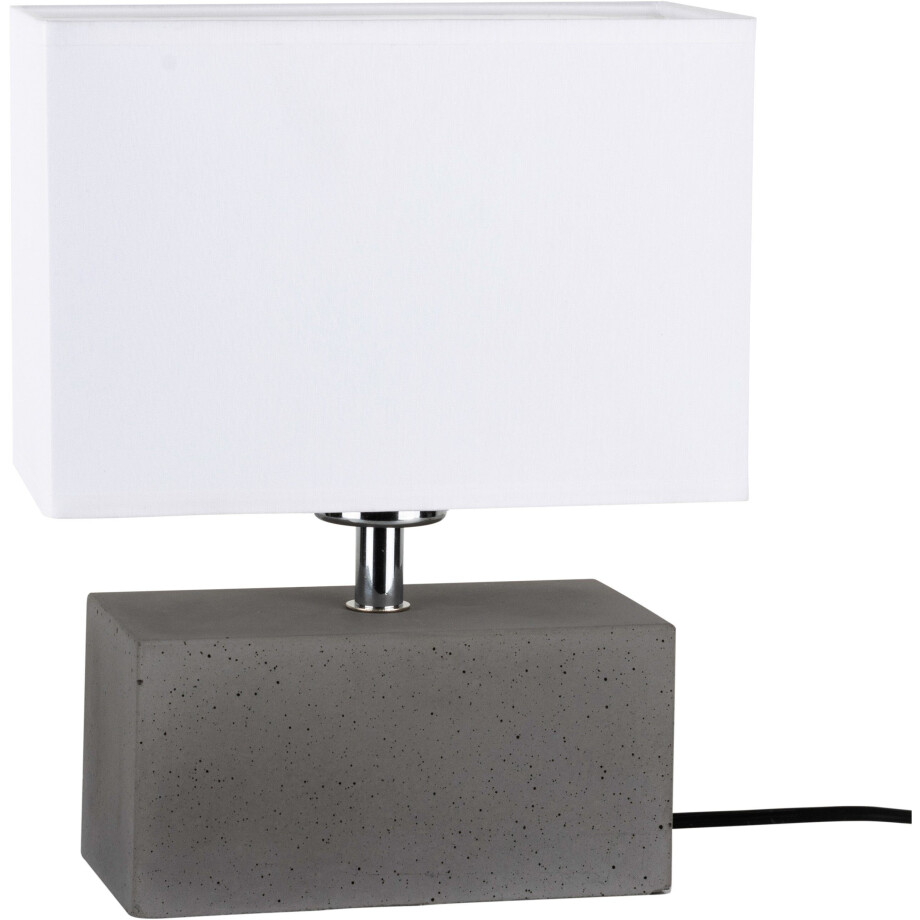 SPOT Light Tafellamp STRONG double Voortreffelijke materialen: echt beton en lampenkap van stof (1 stuk) afbeelding 1