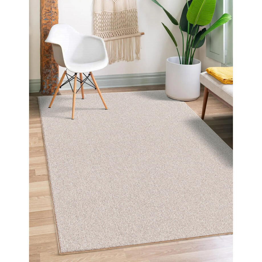 The carpet Vloerkleed Natal Woonkamer tapijt robuust vilt achterkant afbeelding 1
