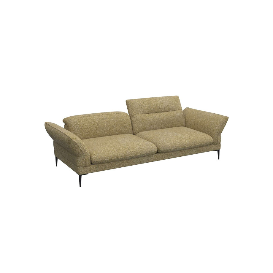 FLEXLUX 3-zitsbank Salino, functie-sofa, relaxsofa Bank met arm- en hoofdeinde verstellingen, koudschuim & staalgolven afbeelding 1