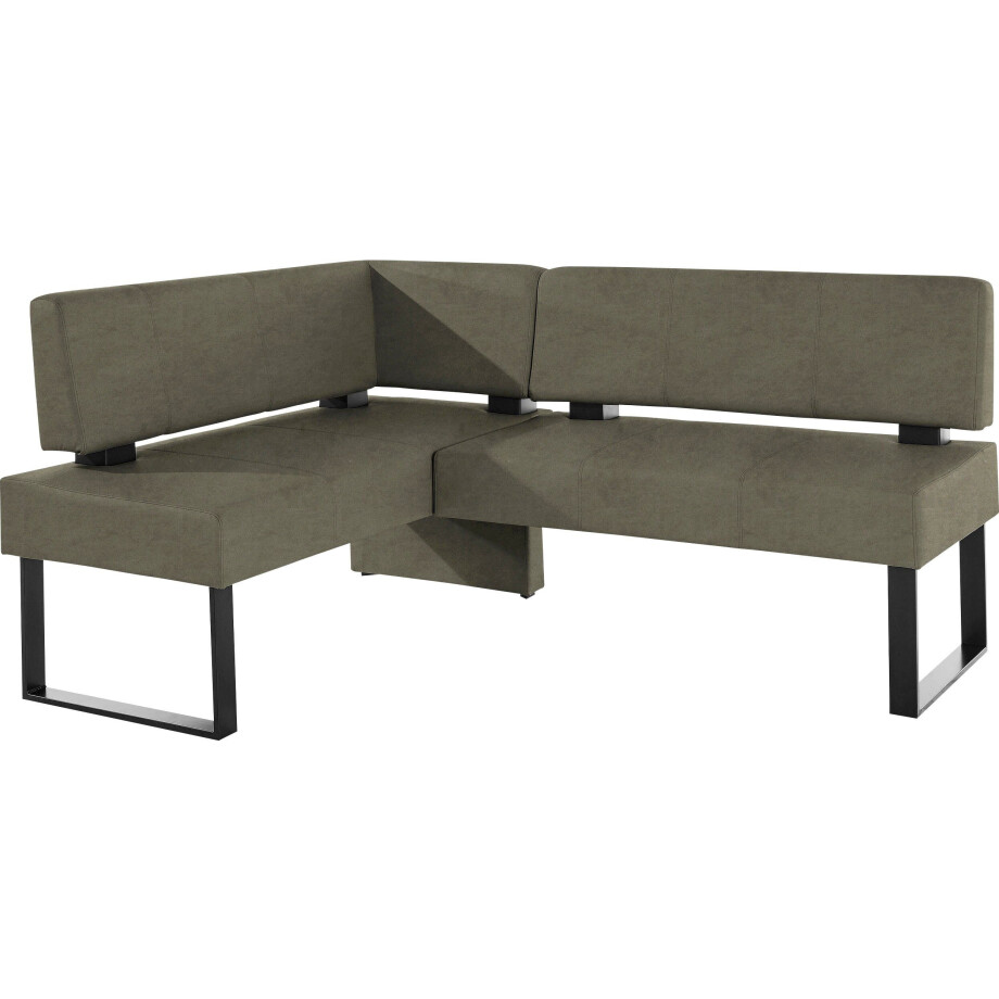Home affaire Hoekbank Oliver met metalen frame, keukenbank verschillende hoezen cord eetkamerbank ottos choice afbeelding 1