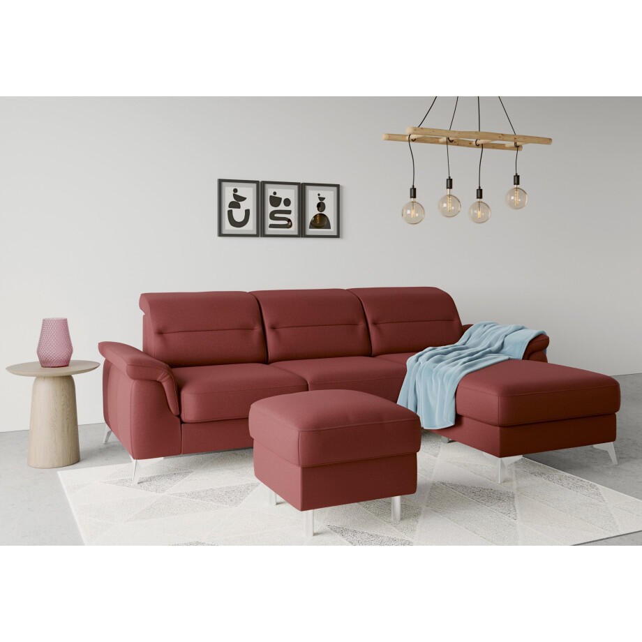 sit&more Hocker met bergruimte Sinatra Zitoppervlak is afneembaar, chroomkleurige, metalen poten afbeelding 