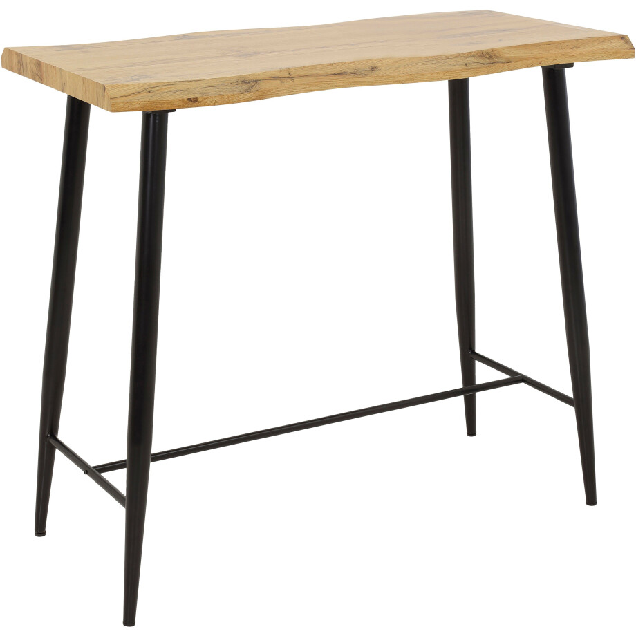 HELA Bartafel Gabi Boomstamtafel, 120 cm breed, Industrial design, wildeiken of grijs afbeelding 1