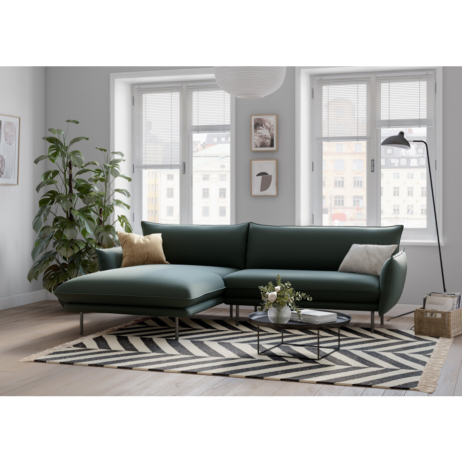 andas Hoekbank Stine L-vorm Bijzonder design door kussen-look en opstaande naad, by Morten Georgsen afbeelding 1