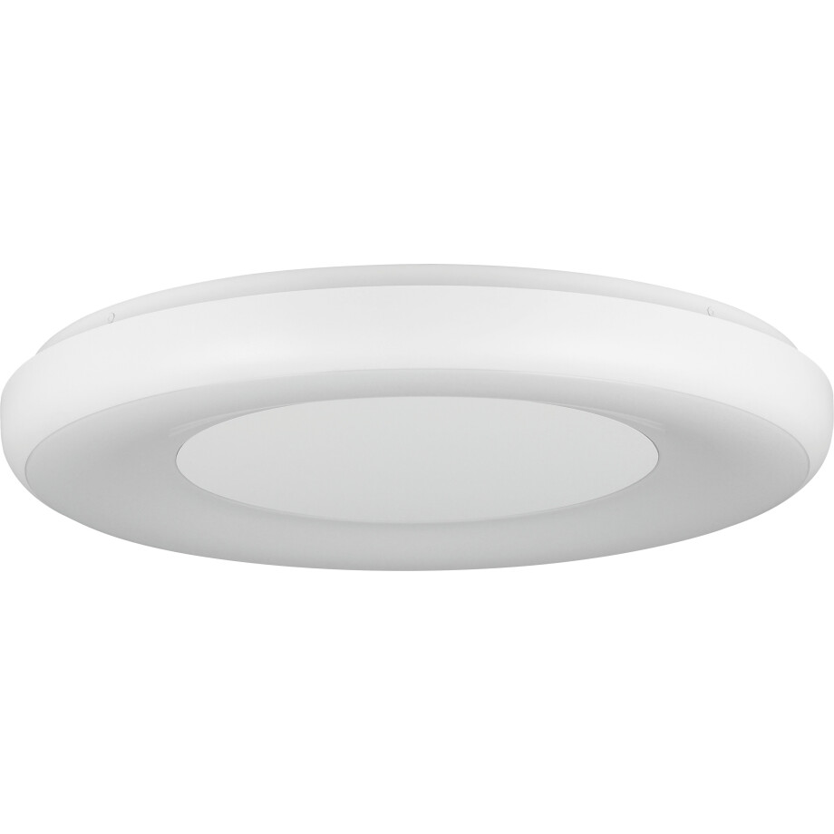 EGLO Led-plafondlamp JUTIO Plafondlamp, opbouwlamp, metaal, wit, warmwit-koudwit, Ø 38,5 cm (1 stuk) afbeelding 1