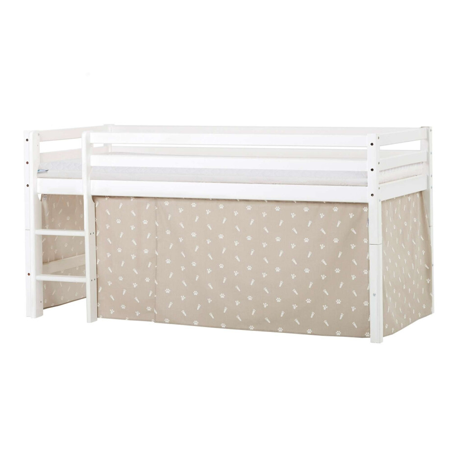 Hoppekids Hoogslaper ECO Dream, kinderbed, speelbed, halfhoog bed van massief hout afbeelding 1