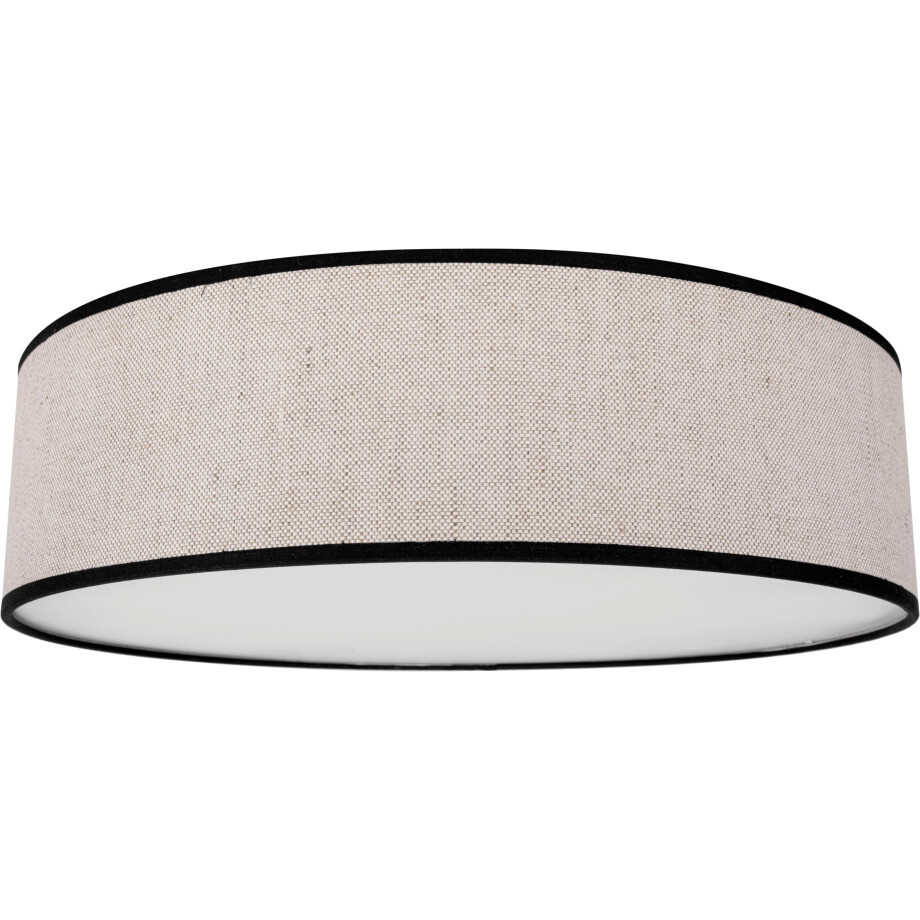 andas Plafondlamp Virrat, in Scandinavische stijl Plafondlamp met linnen kap, in tijdloos ontwerp, gemaakt in Europa (10 stuks) afbeelding 1