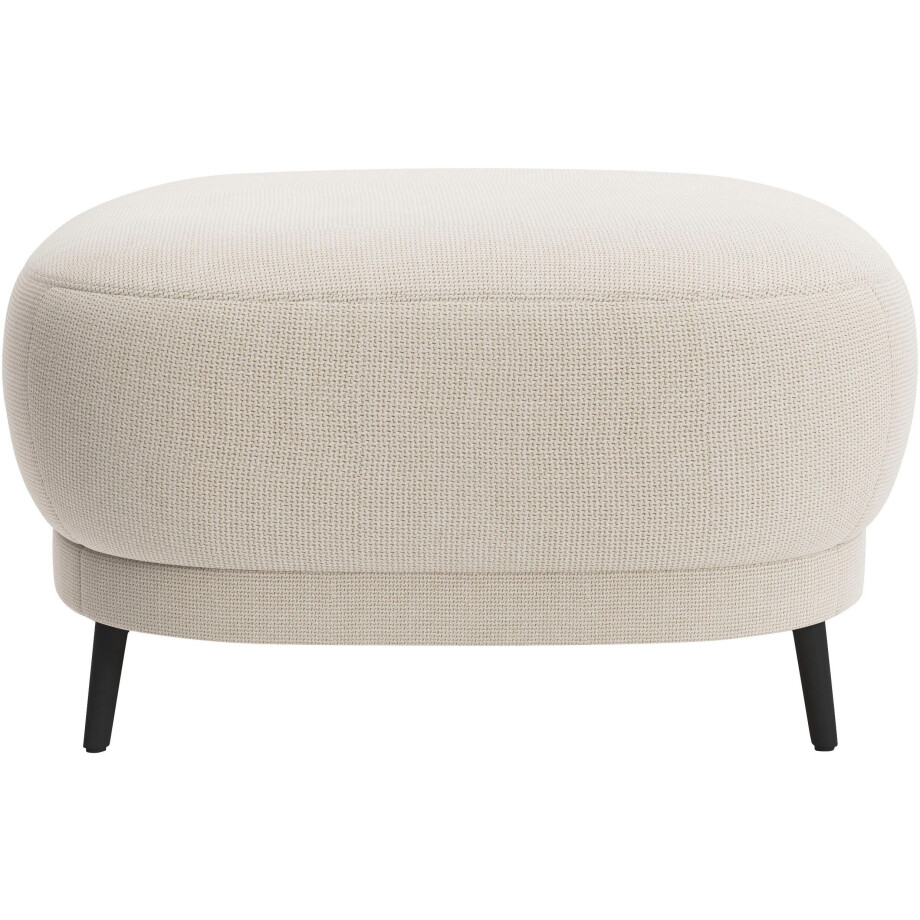 sit&more Hocker Blues met metalen poten, matzwart afbeelding 1