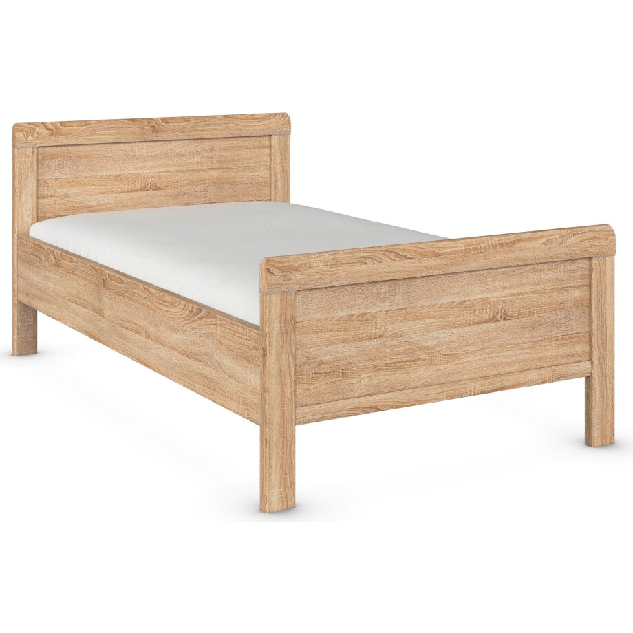rauch Bed Eenpersoons Stollenbed EVELYN in comfortabele hoogte van houtmateriaal in elegante stijl made in germany afbeelding 1