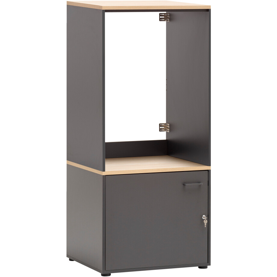 Schildmeyer Multifunctionele kastenset SOLEA Breedte 134 cm, stapelbare kasten, metalen beslag, deurvergrendeling afbeelding 1