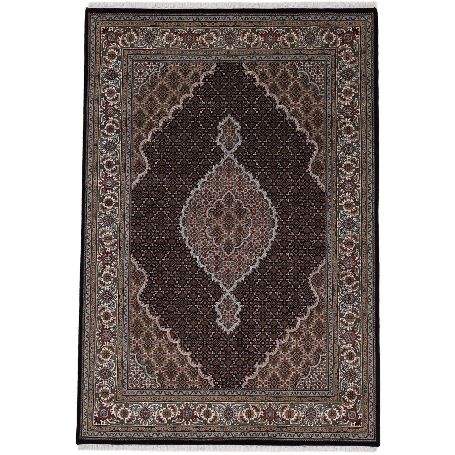 Woven Arts Oosters tapijt Tabriz Mahi met de hand geknoopt, woonkamer, zuivere wol afbeelding 1