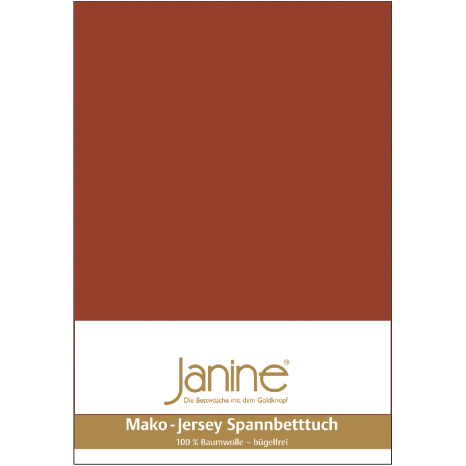 Janine Hoeslaken MAKO-FEINJERSEY 5007 gemaakt van 100% katoen, voor matrassen tot 26 cm hoog (1 stuk) afbeelding 1