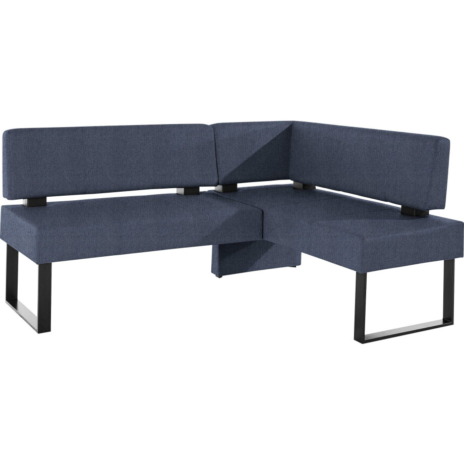 Home affaire Hoekbank Oliver met metalen frame, keukenbank verschillende hoezen cord eetkamerbank ottos choice afbeelding 1