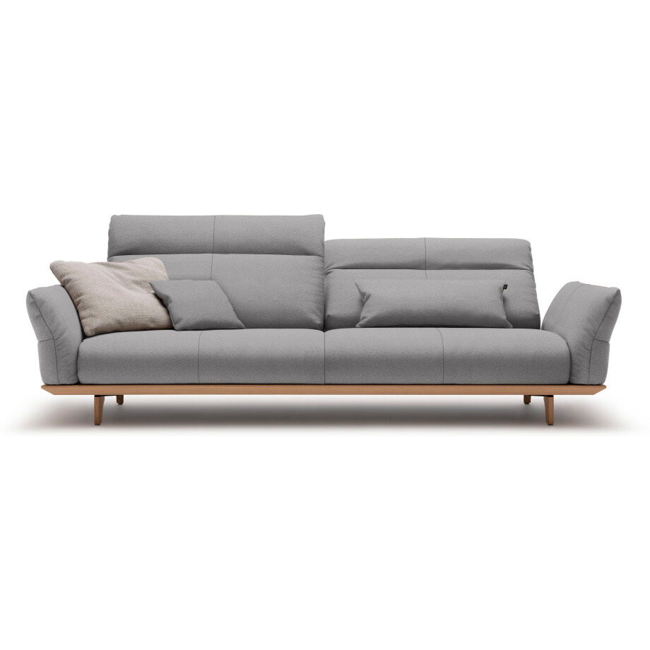 Hülsta Sofa 4-zitsbank Hs.460 Onderstel in eiken, poten in natuurlijk eiken, breedte 248 cm afbeelding 1