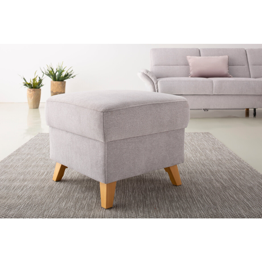 Home affaire Hocker met bergruimte Westerland in vele soorten bekleding en kleuren, ook in luxe-microvezel geïmpregneerd afbeelding 1