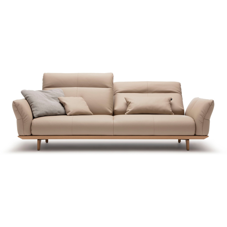 Hülsta Sofa 3,5-zitsbank Hs.460 Onderstel in eiken, poten in natuurlijk eiken, breedte 228 cm afbeelding 1