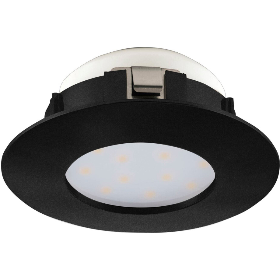 EGLO Plafondlamp PINEDA Plafondlamp in zwart van kunststof - 4,9W - warmwit (1 stuk) afbeelding 1