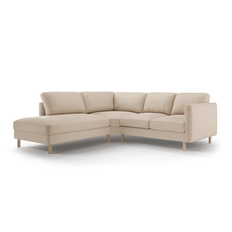 Hoekbank Eden links velvet | Micadoni afbeelding 1