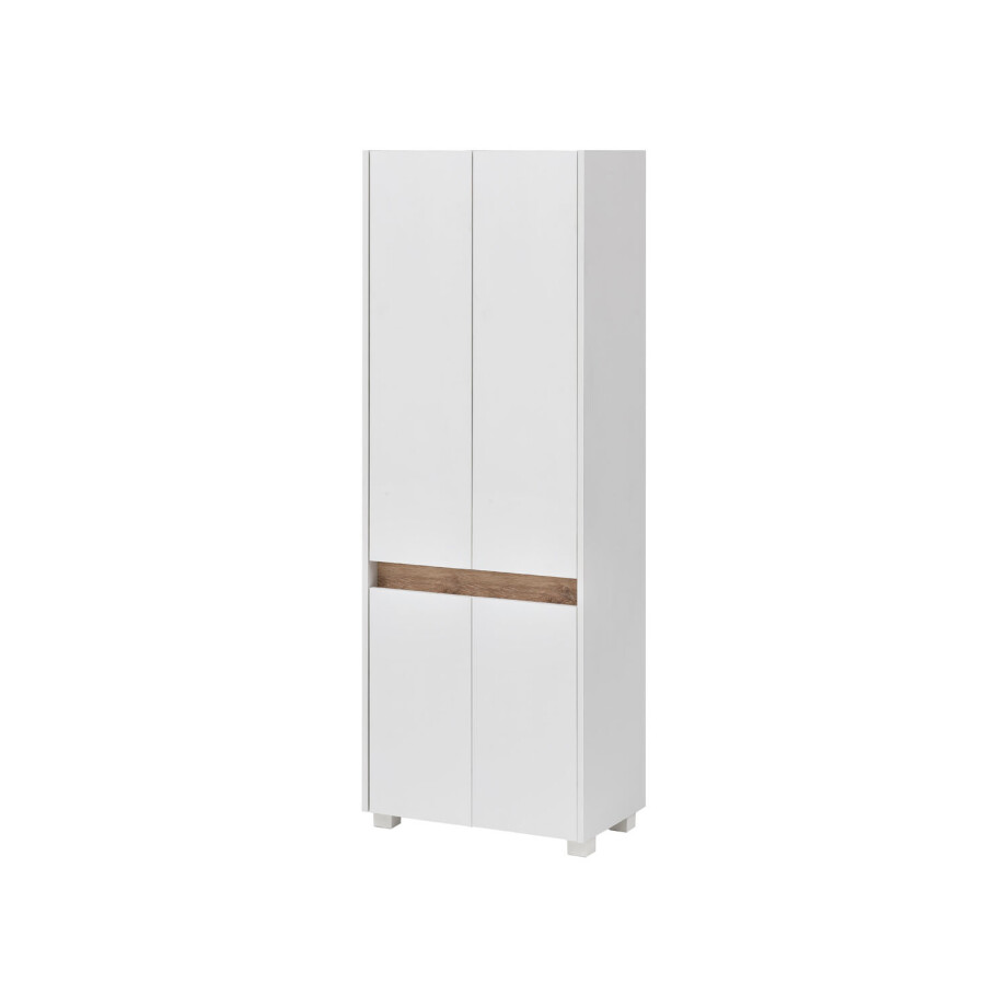 Schildmeyer Hoge badkamerkast Cosmo (2-deurs (breedte 57cm), parelwit) afbeelding 1