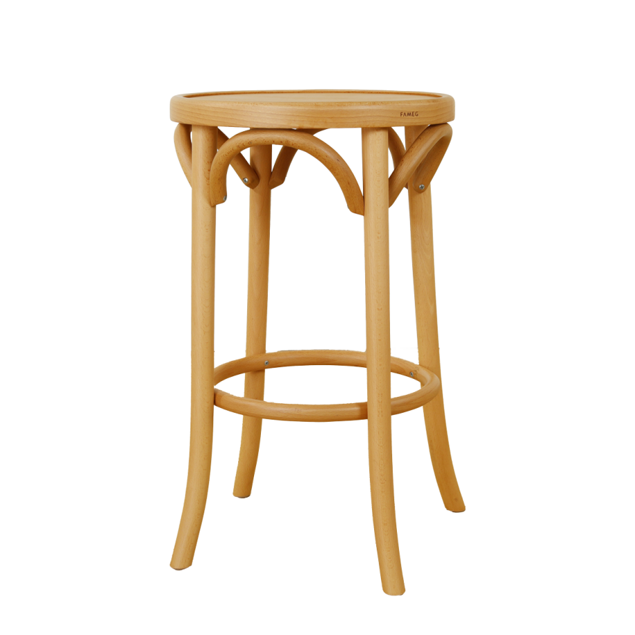 Diana houten barkruk naturel - 61 cm Diana houten barkruk naturel - 61 cm afbeelding 1